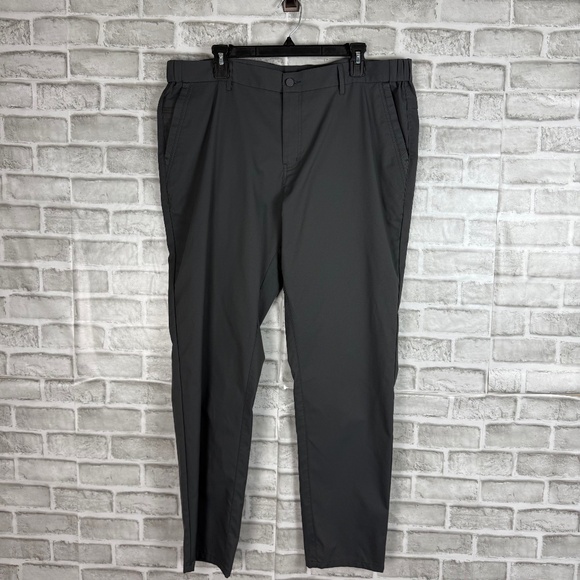 Jack Archer Charcoal Gray Straight Leg Performance Casual Pants Mens 38 x 32 - Picture 1 of 8